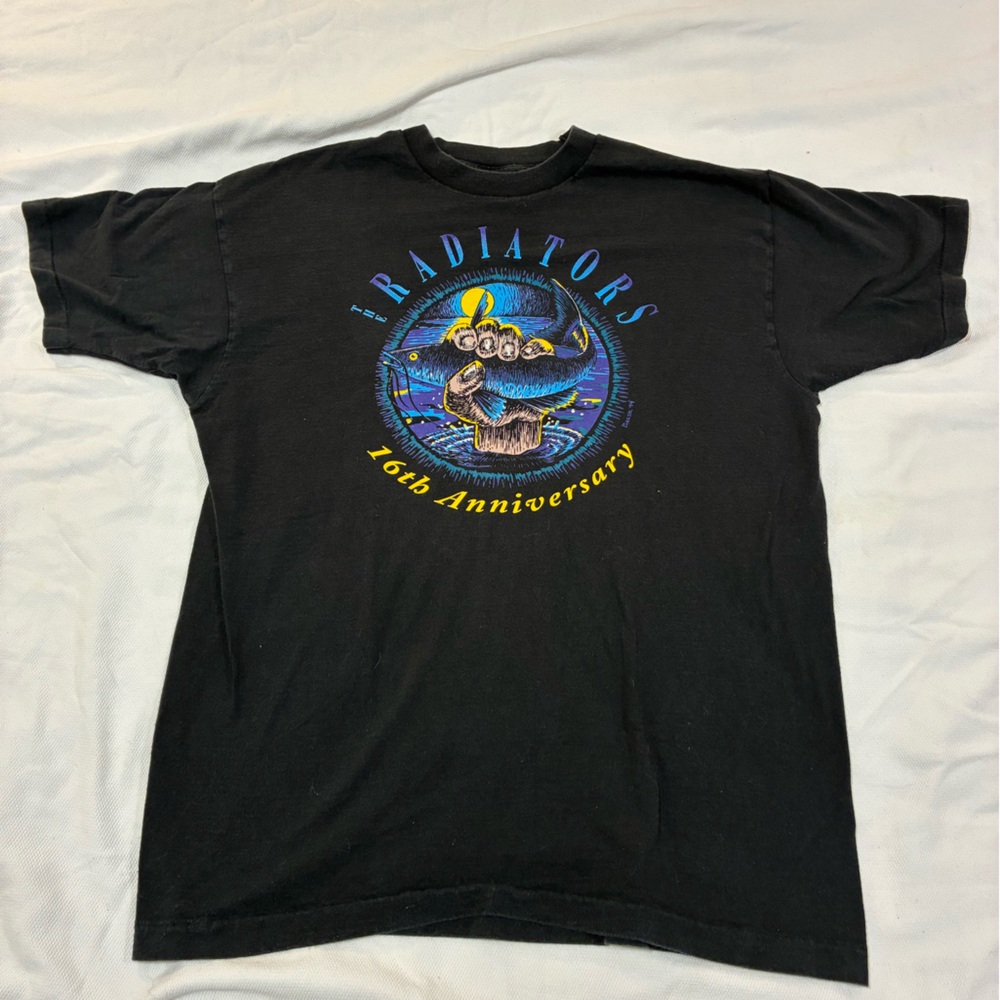 Vintage 1994 The Radiators 16th Anniversary T-Shirt XL Adult‎ Black